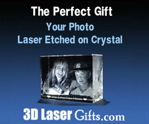 Your Photo Laser Etched on Crystal